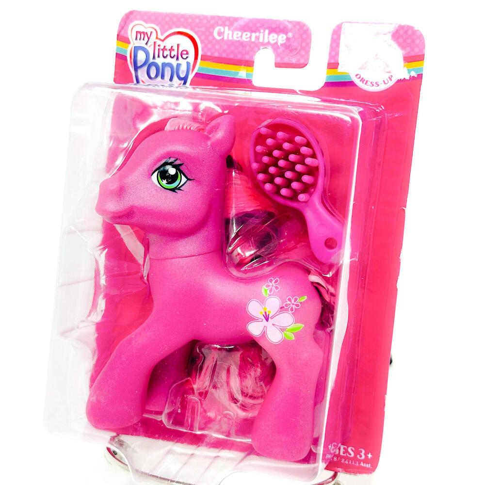 My Little Pony 2008 G3 Cheerilee Big Lots Brushable Purple Horse Figure Hasbro